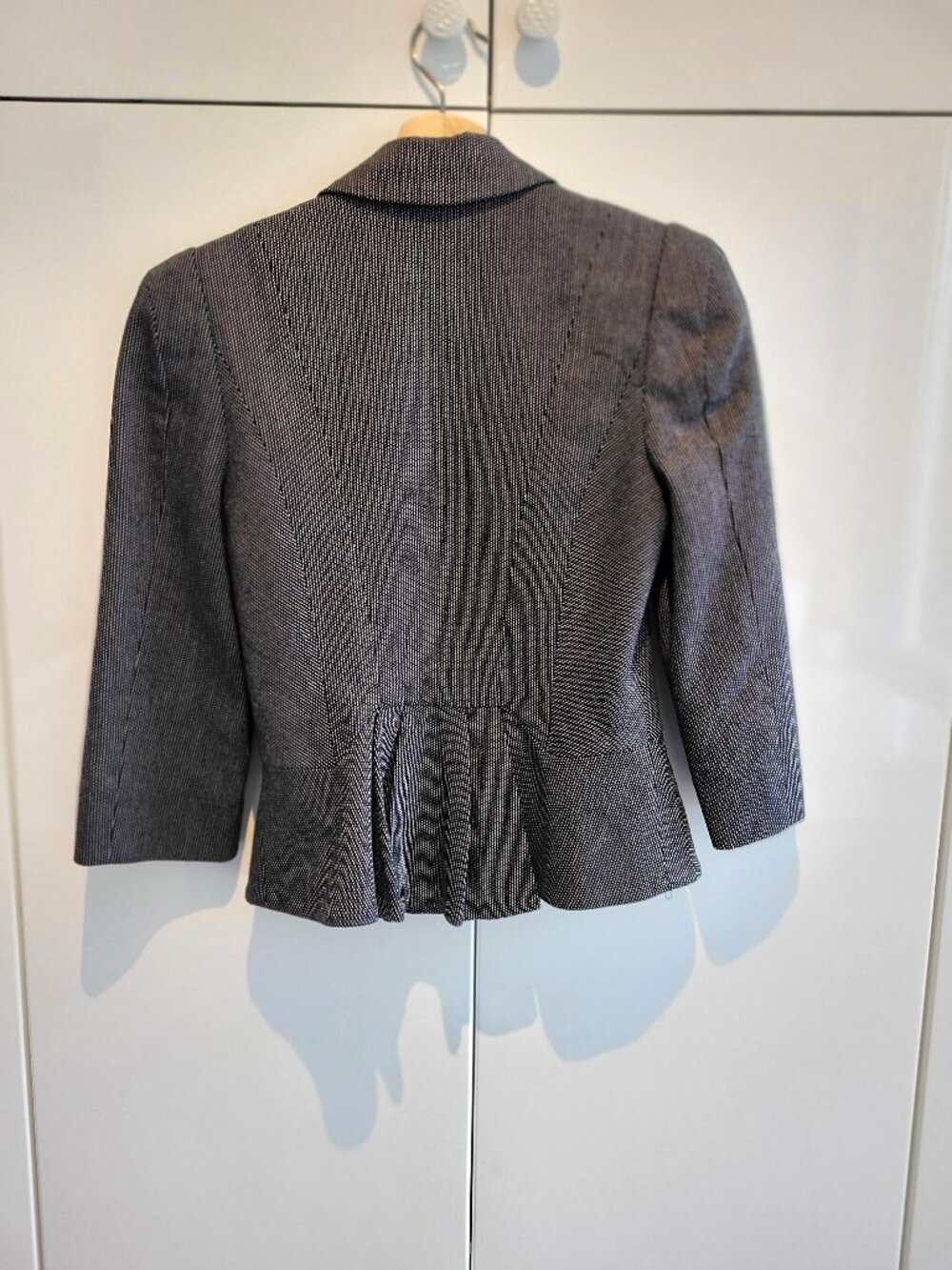 Cue Australia Cropped Peplum Blazer Size 2 - Picture 5 of 11